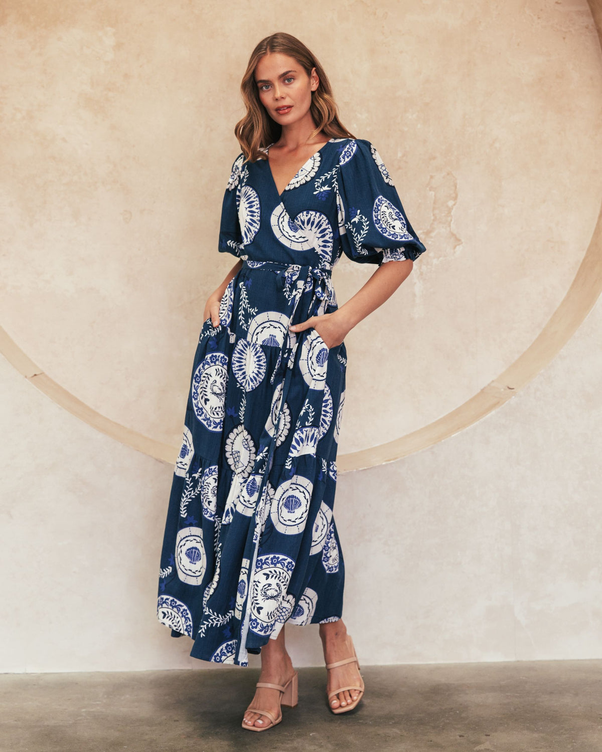 EBBY & I / WHIMSICAL WRAP DRESS / VVNE11256