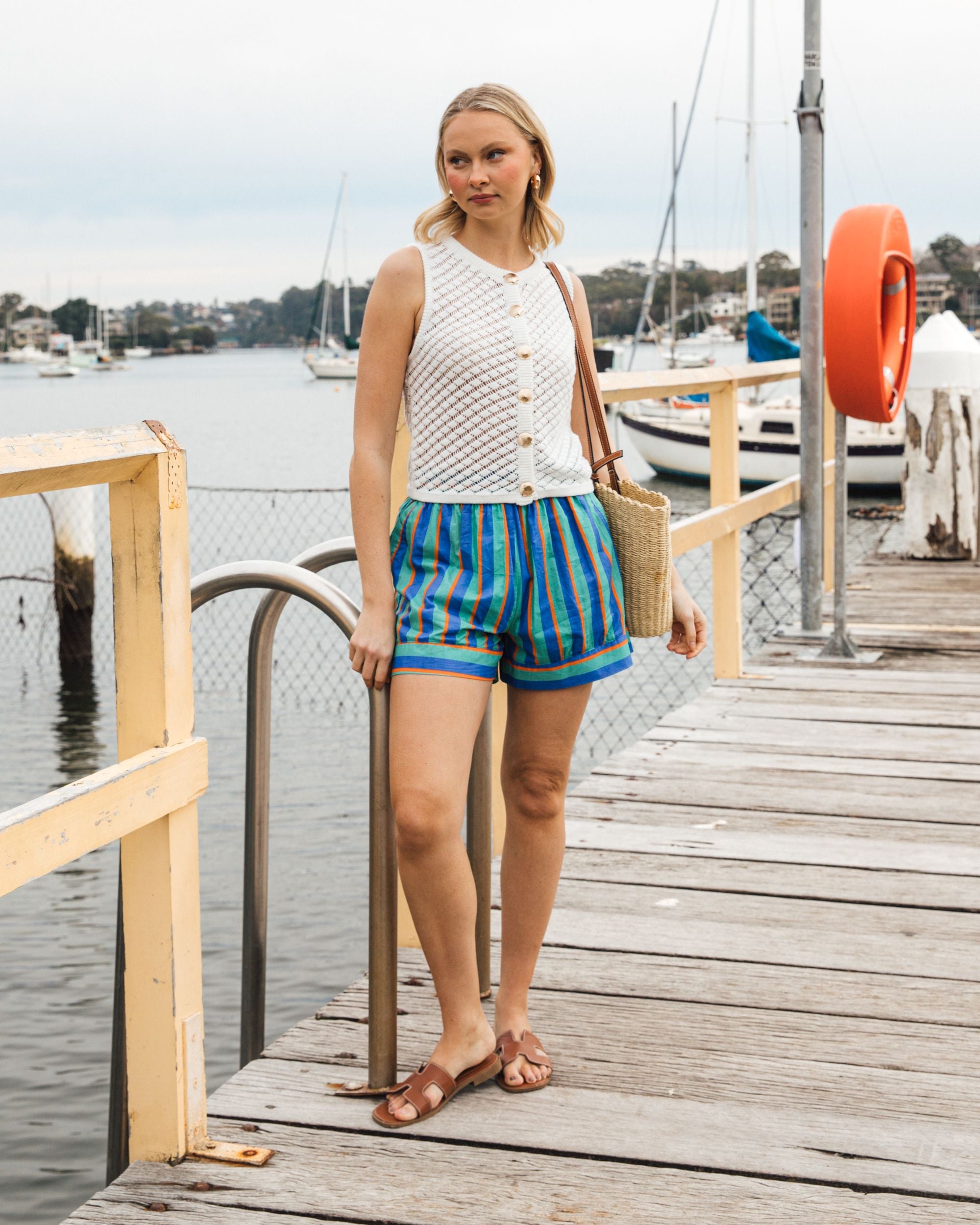 PAPER HEART / ABIGAL KNIT TOP / WHITE / PH12011