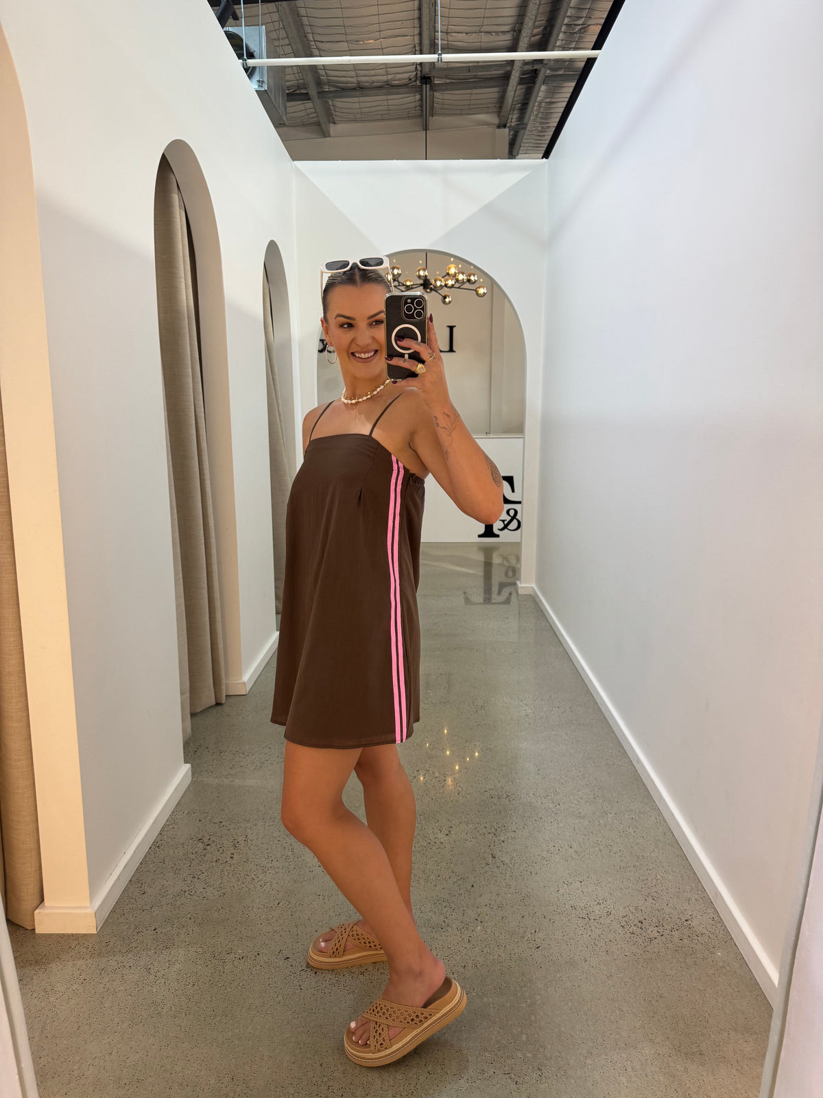 BY FRANKIE / CHOC SWING DRESS / 1058-102