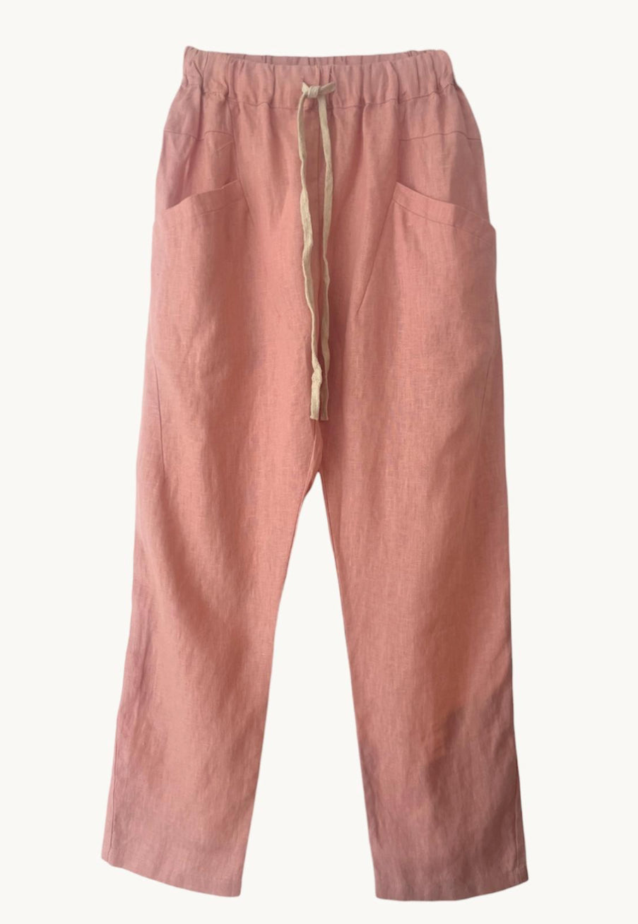 LITTLE LIES / LUXE PANTS / SALMON