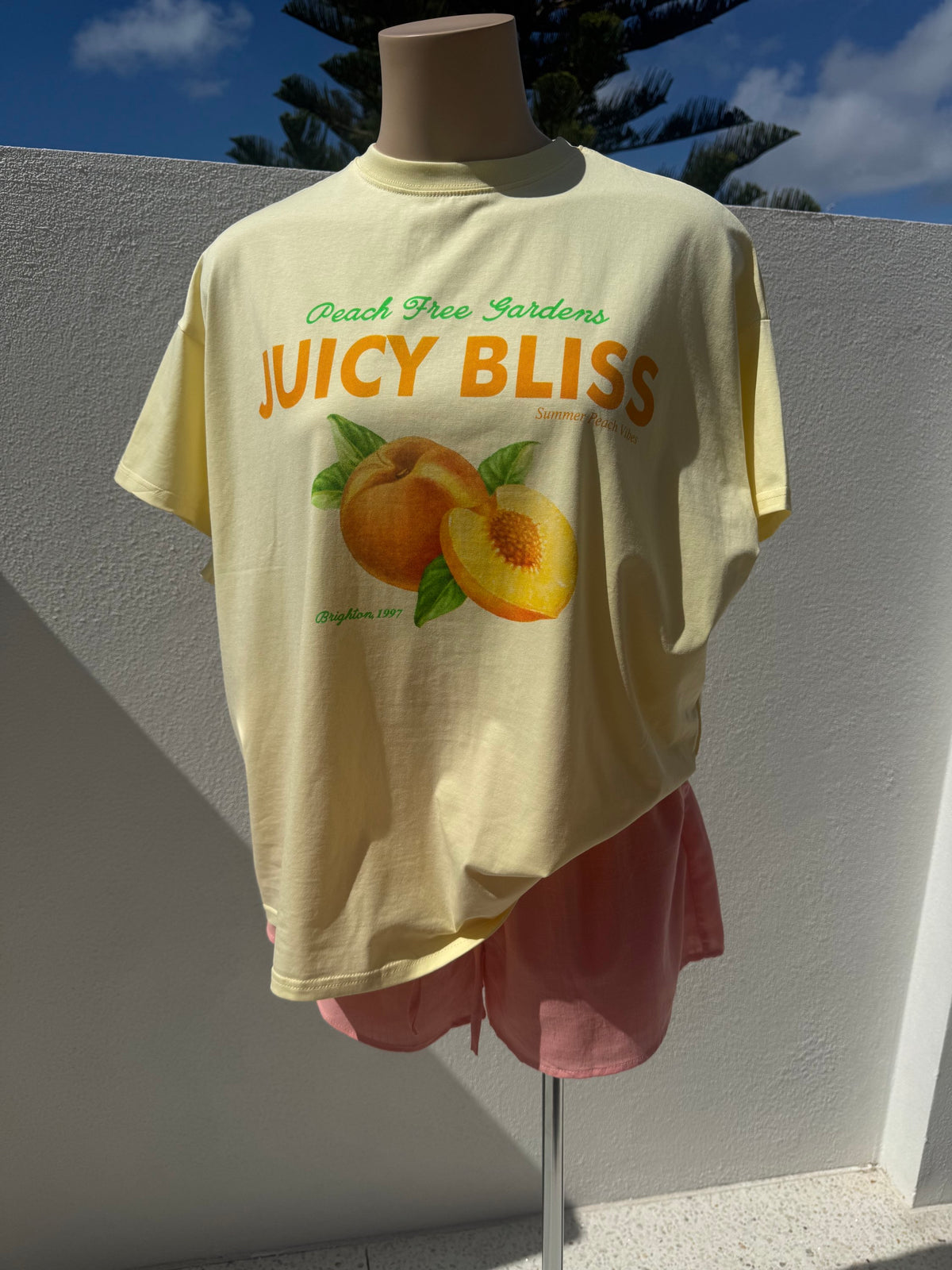 BY FRANKIE / YELLOW BILSS TEE / 439-1T