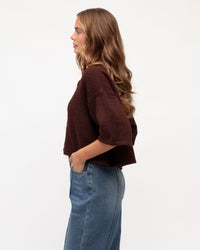 PAPER HEART / SIMONE CARDIGAN / MERLOT / PH12130