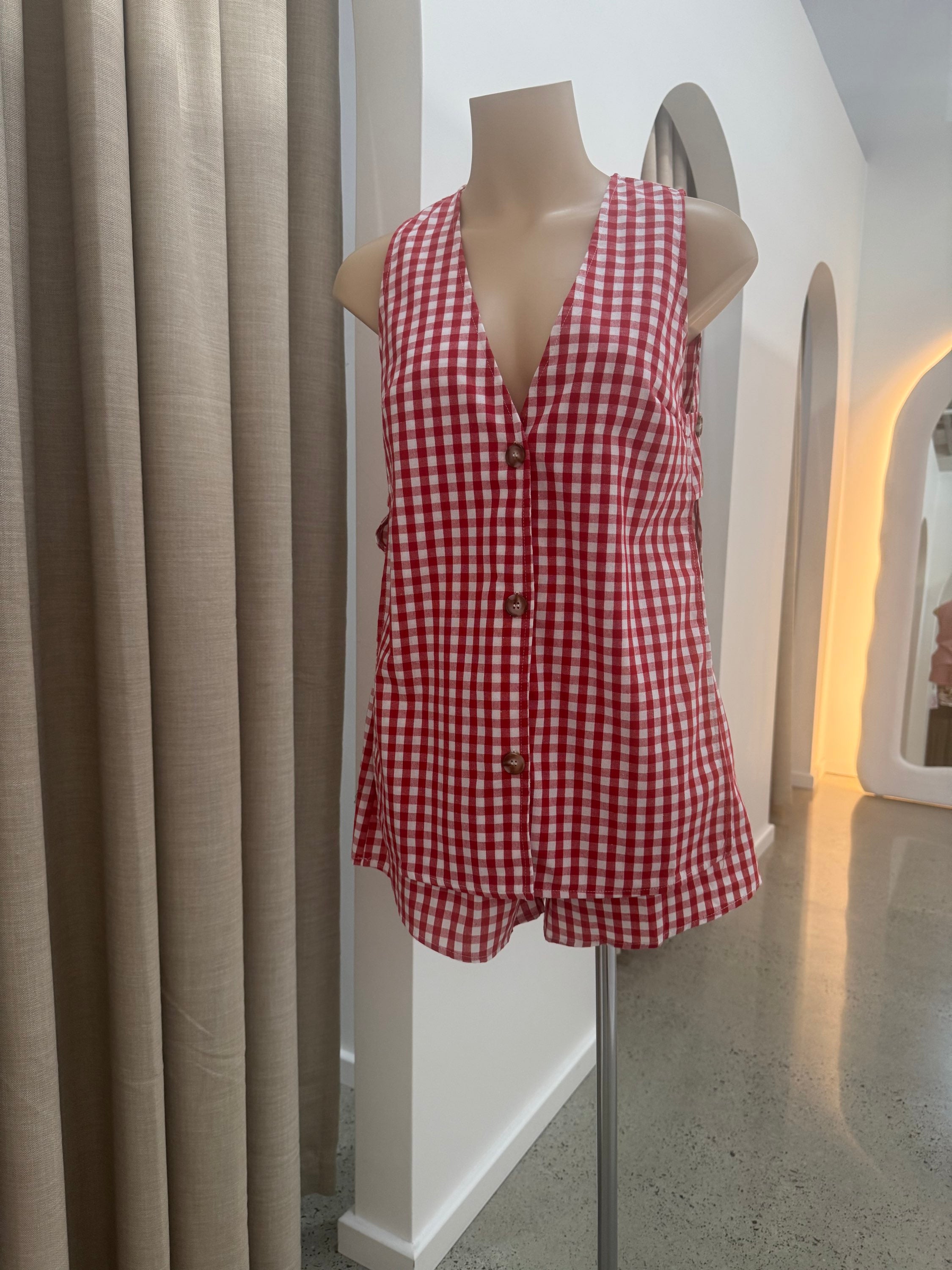 BY FRANKIE / GINGHAM SHORTS / 990-14