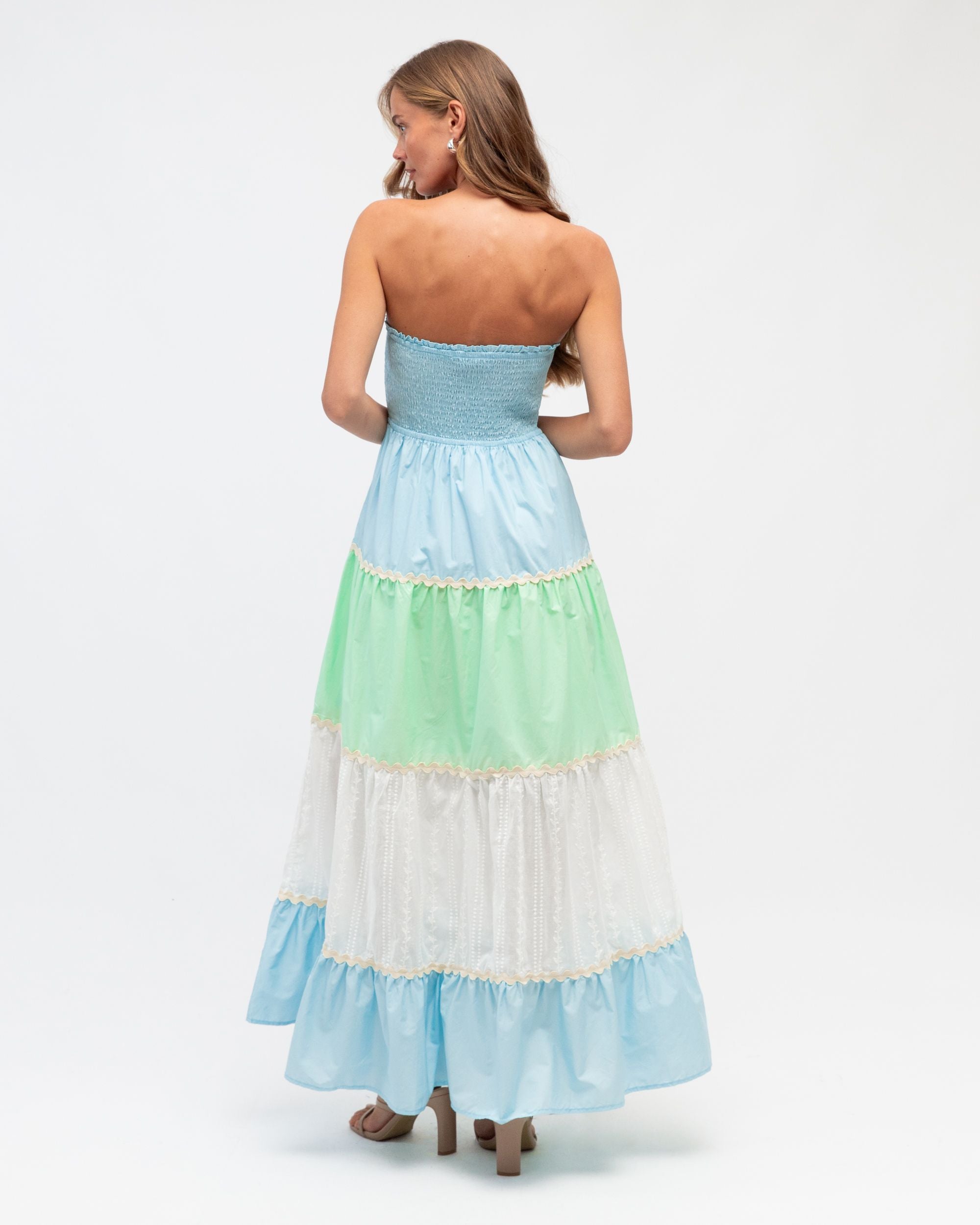 EBBY & I / NEAPOLITAN DRESS / BLUE / VV11371
