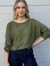 MOST / TAPE BOAT KNIT JUMPER / KAHKI / PR16516