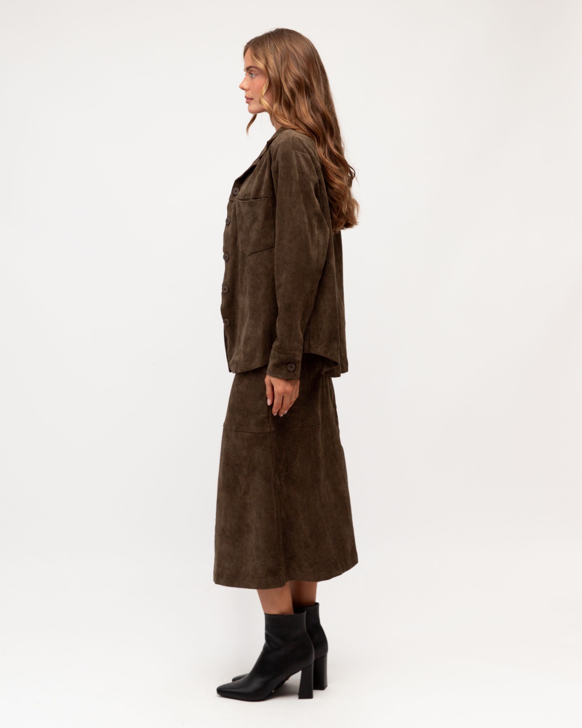 EBBY & I / SKIES SUEDE JACKET / VV12070
