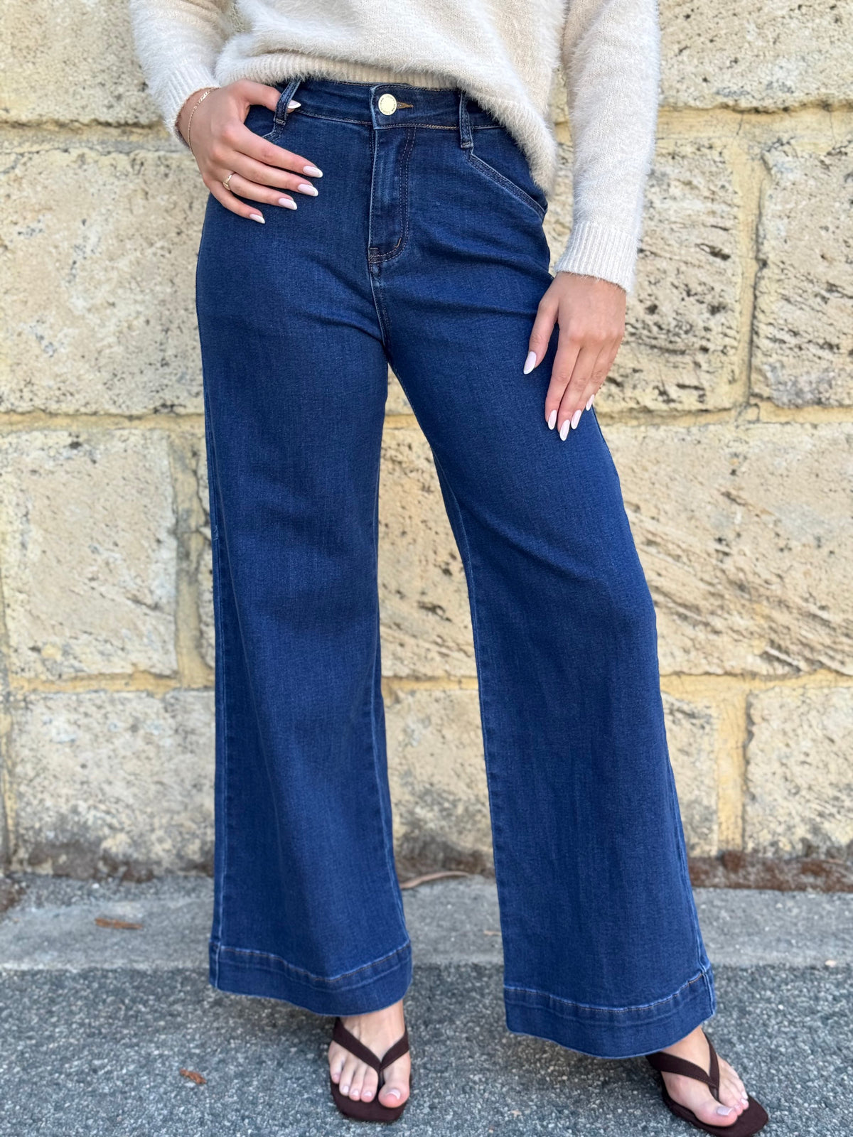 COUNTRY DENIM / HARMONY STRETCH DENIM JEAN DARK BLUE / CGJ1778