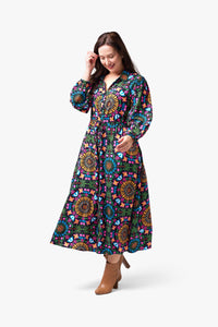 Circles Midi Dress