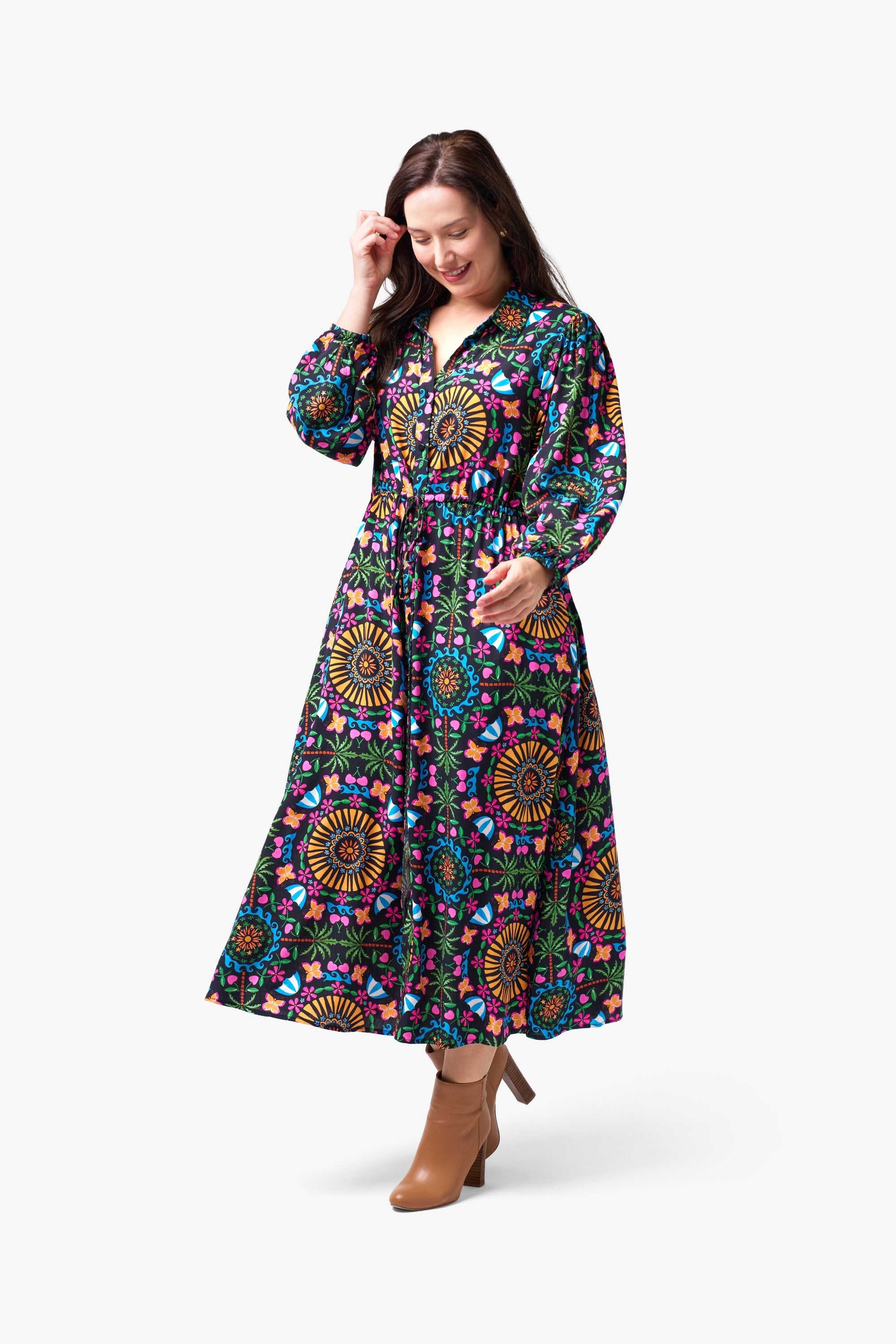 Circles Midi Dress