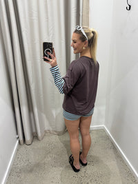 BY FRANKIE / BLUE CHOCOLATE SHORT / 906-1