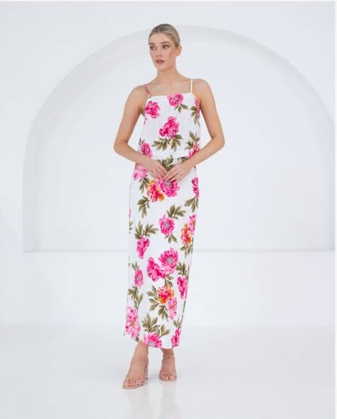 Bonita Linen maxi Skirt