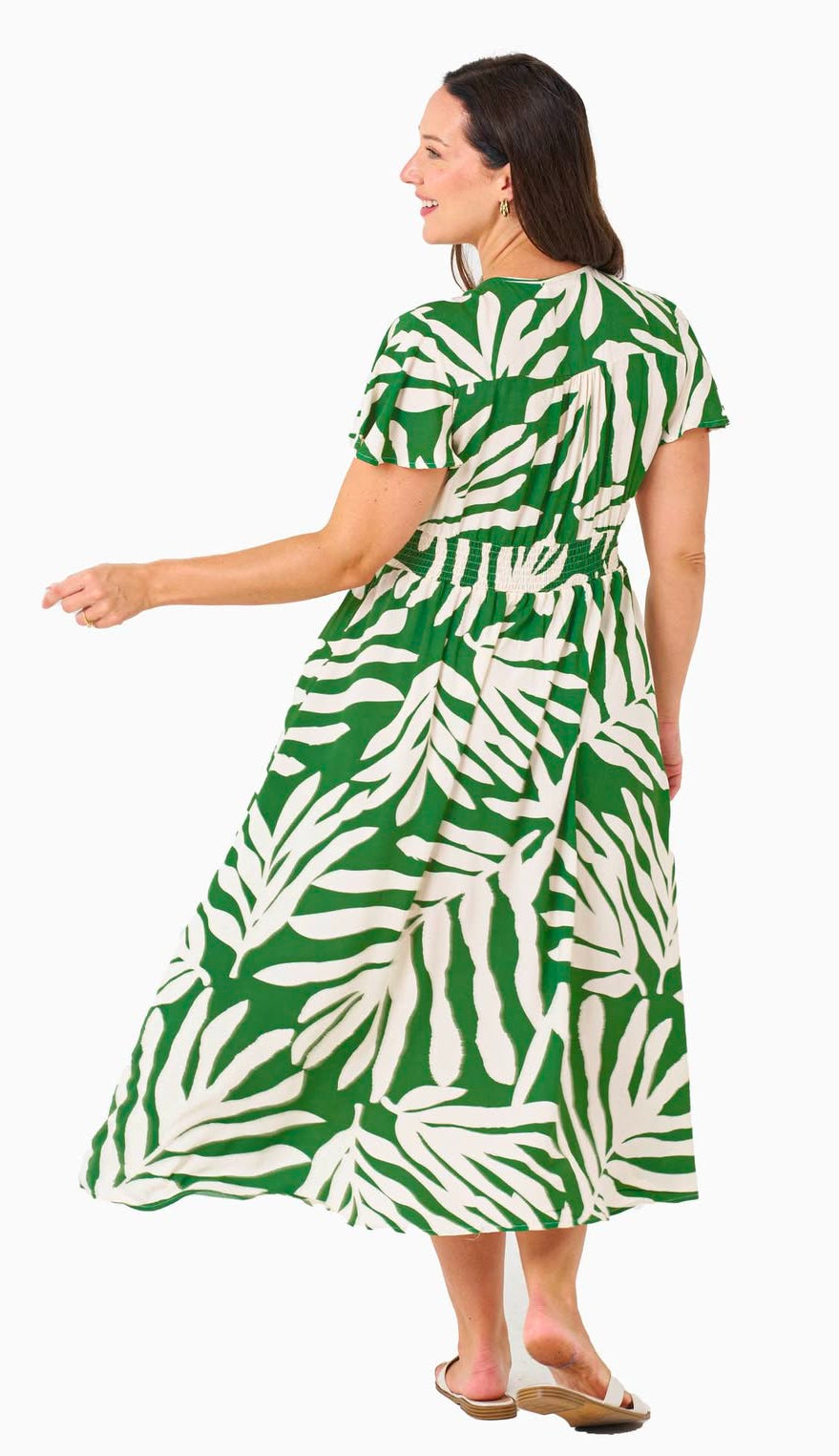 BOHO AUSTRALIA / VILANVEVA DRESS GREEN