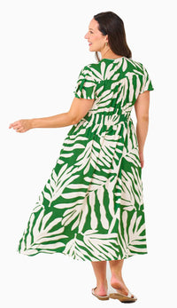 BOHO AUSTRALIA / VILANVEVA DRESS GREEN