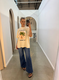 BY FRANKIE / HOTEL LA PALMA TEE / 610-34 / BEIGE