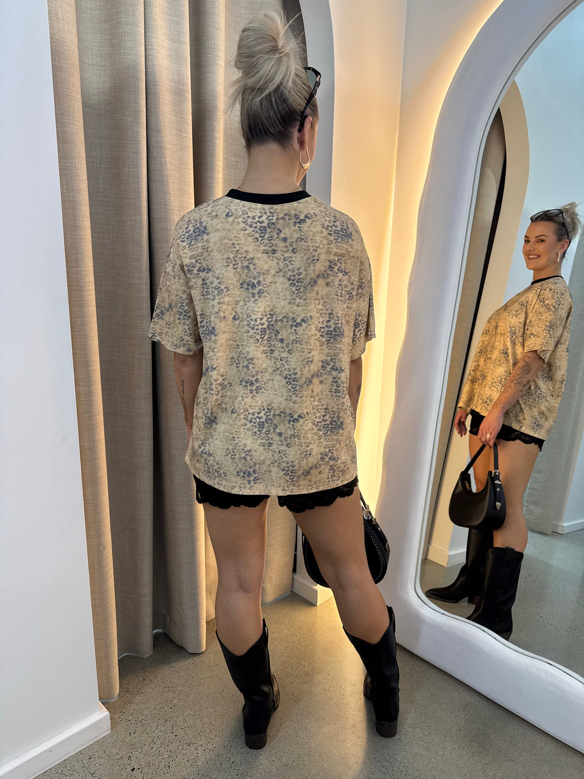 BY FRANKIE / LEOPARD PRINT TEE / 791-3