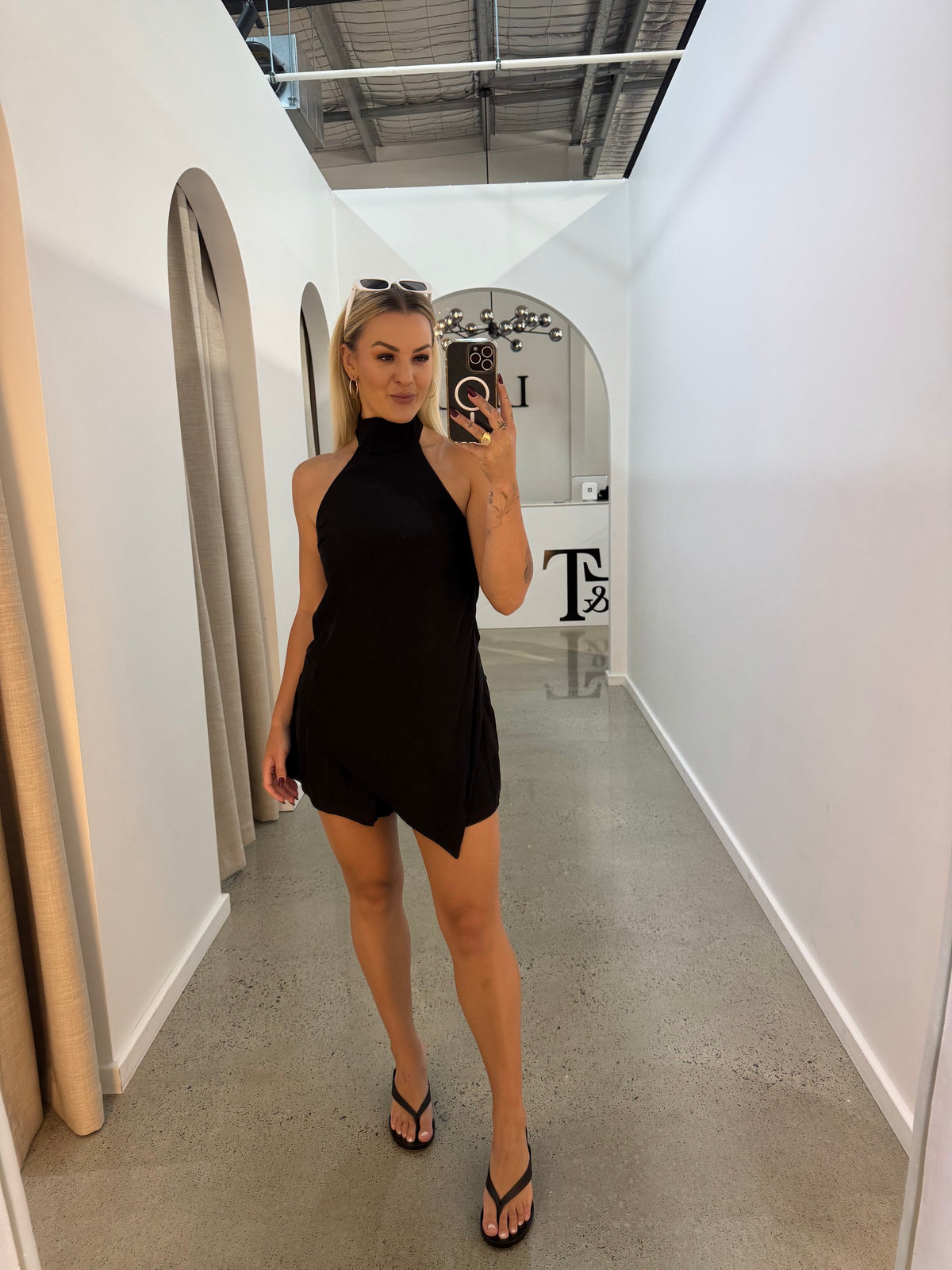BY FRANKIE / BLACK SHEER SHORTS / 580-1