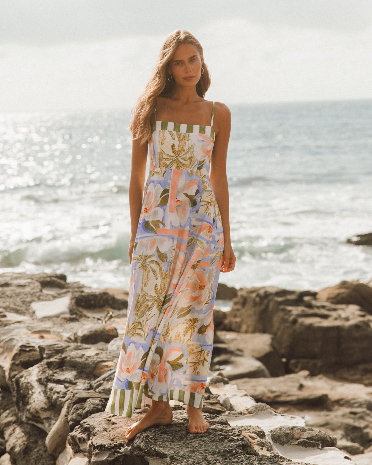 EBBY & I / DELPHINE MAXI DRESS / VVNE11743