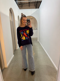 BOHO AUSTRALIA / FINCH JUMPER / NAVY / C25124208