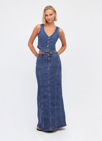 Firecracker Denim Skirt