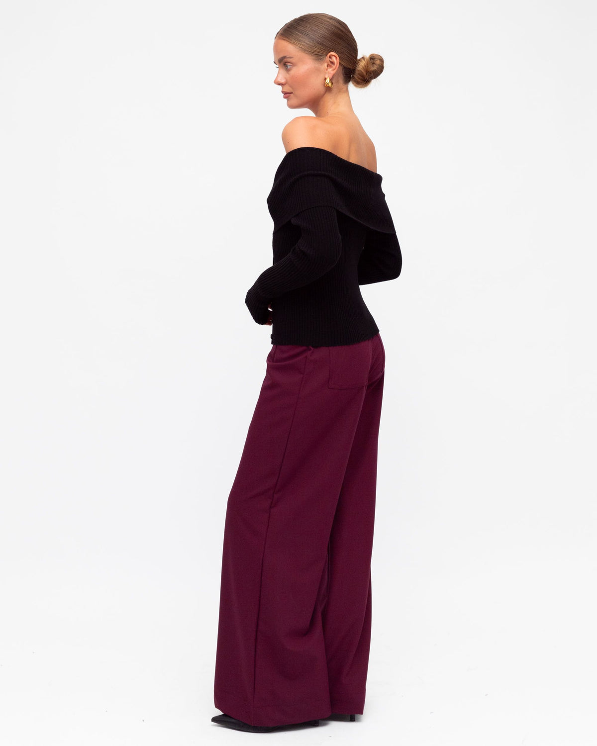 WHITE CLOSET / MAPLE PANTS / WINE / TF7581-82