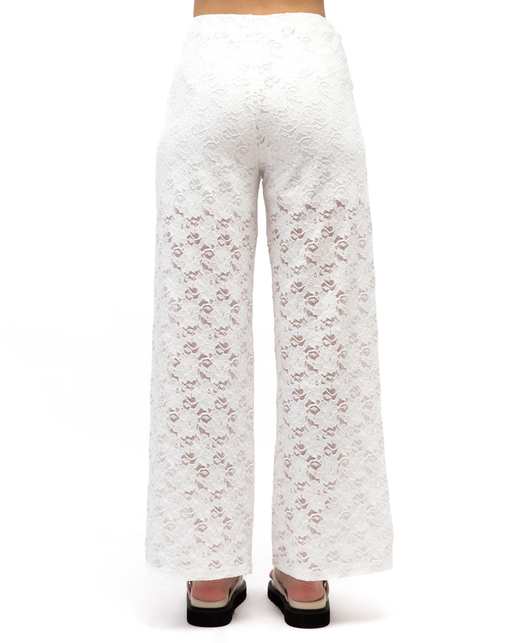 WHITE CLOSET / HOLLYS LACE PANT / WHITE / TF11179