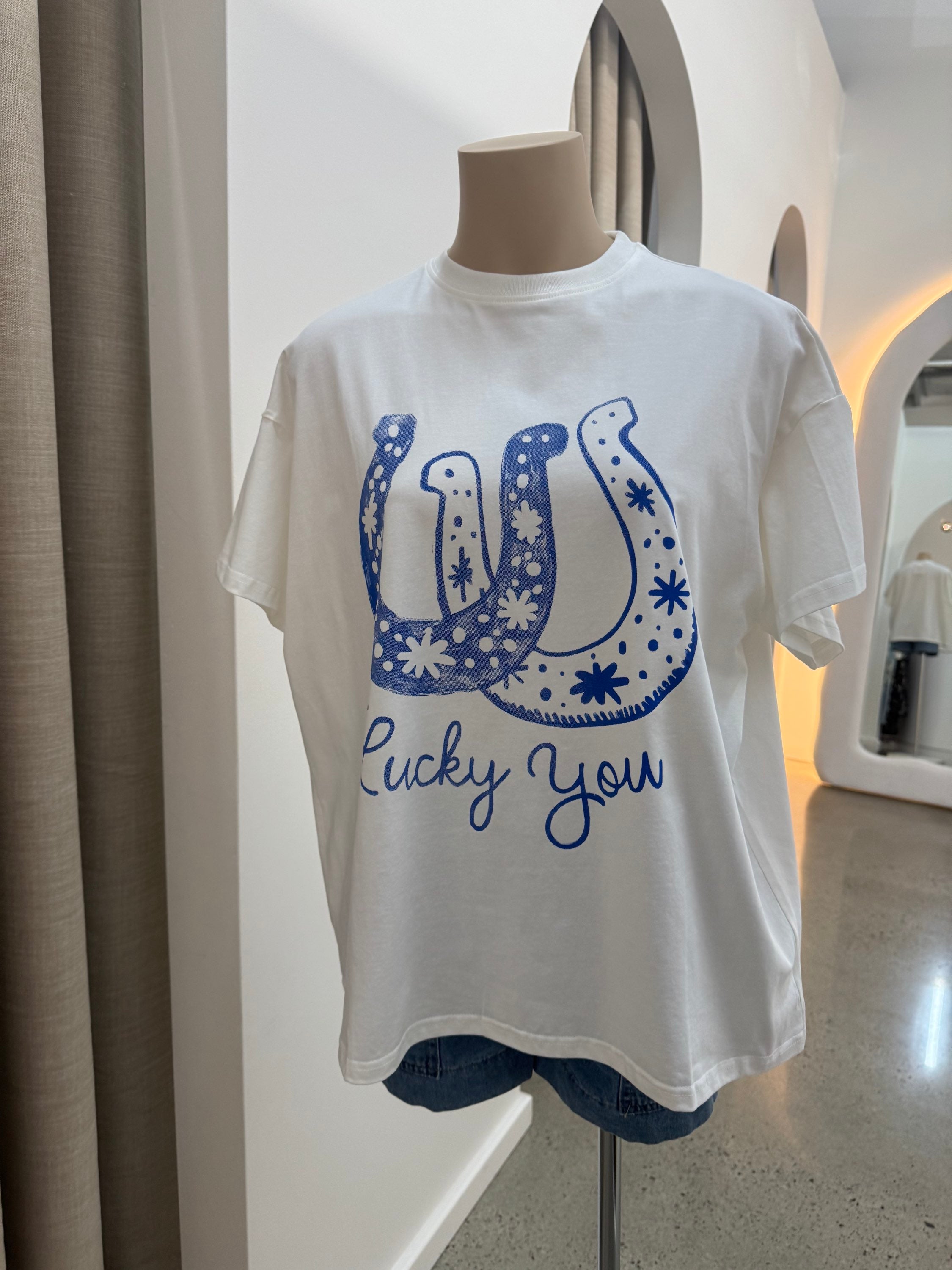 BY FRANKIE / LUCKY YOU / TEE / 492-1T