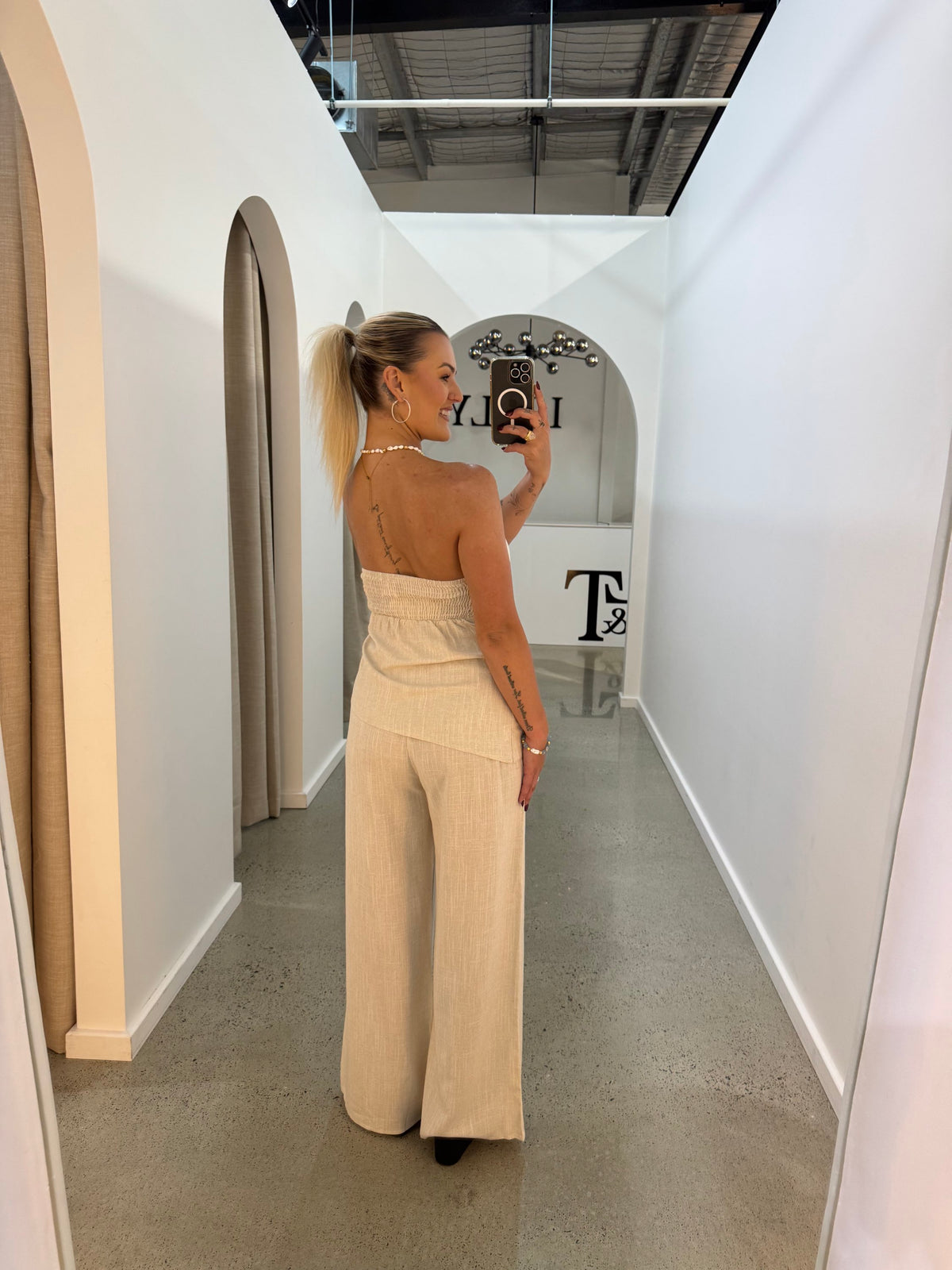 BY FRANKIE / OATMEAL PANTS / 543-1