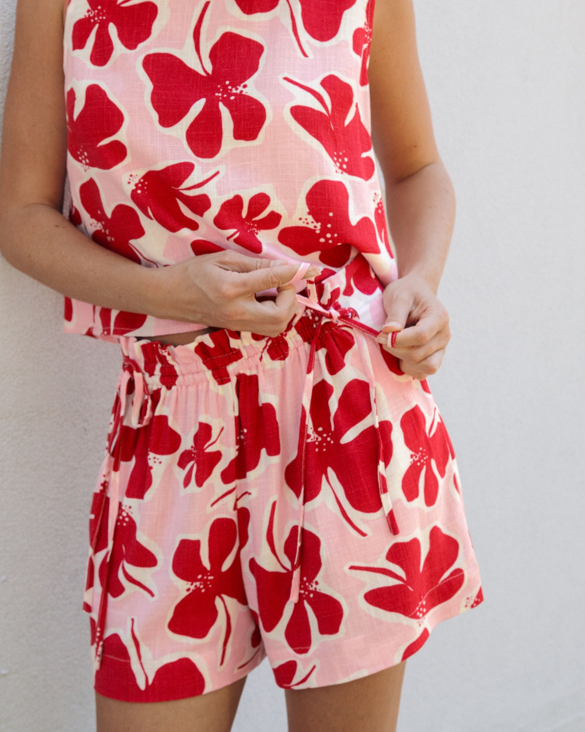 PAPER HEART/ PINK ARLO SHORTS