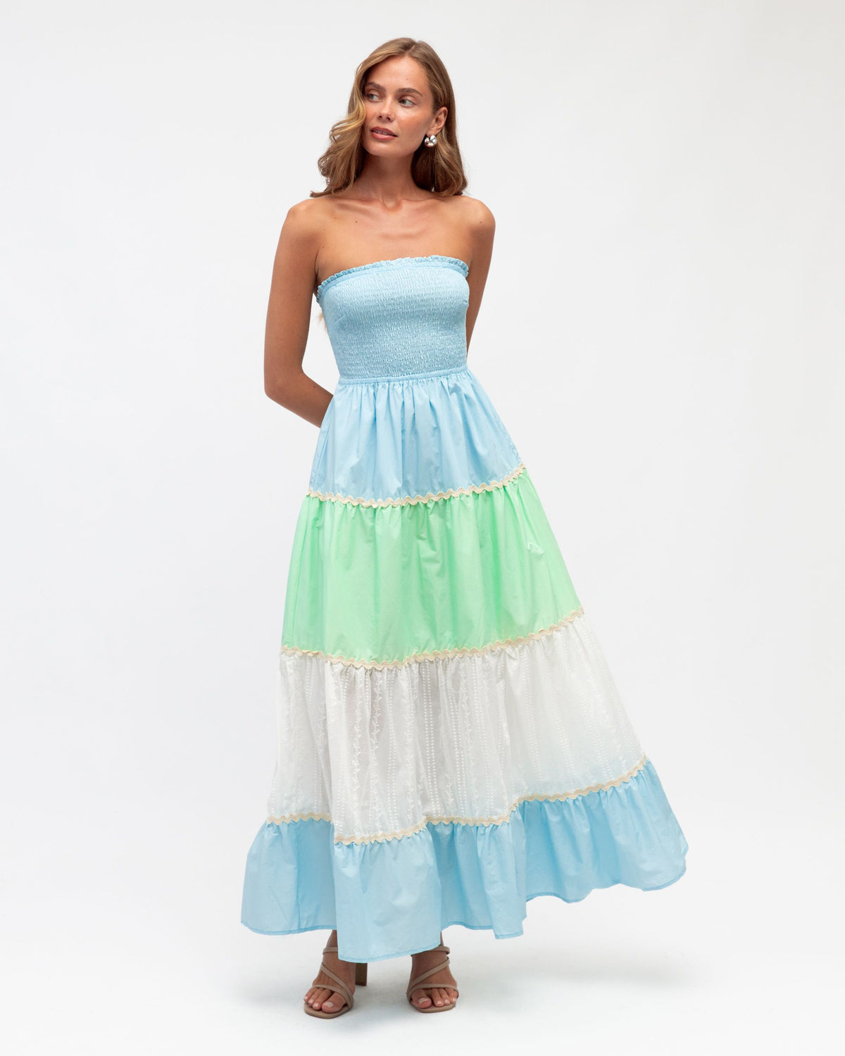 EBBY & I / NEAPOLITAN DRESS / BLUE / VV11371