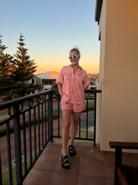 BY FRANKIE / PEACH SHIRT / 10-10