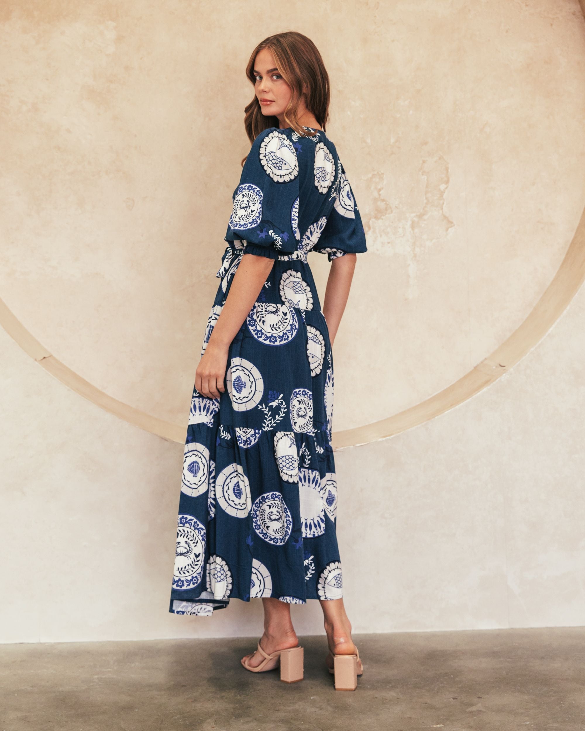 EBBY & I / WHIMSICAL WRAP DRESS / VVNE11256