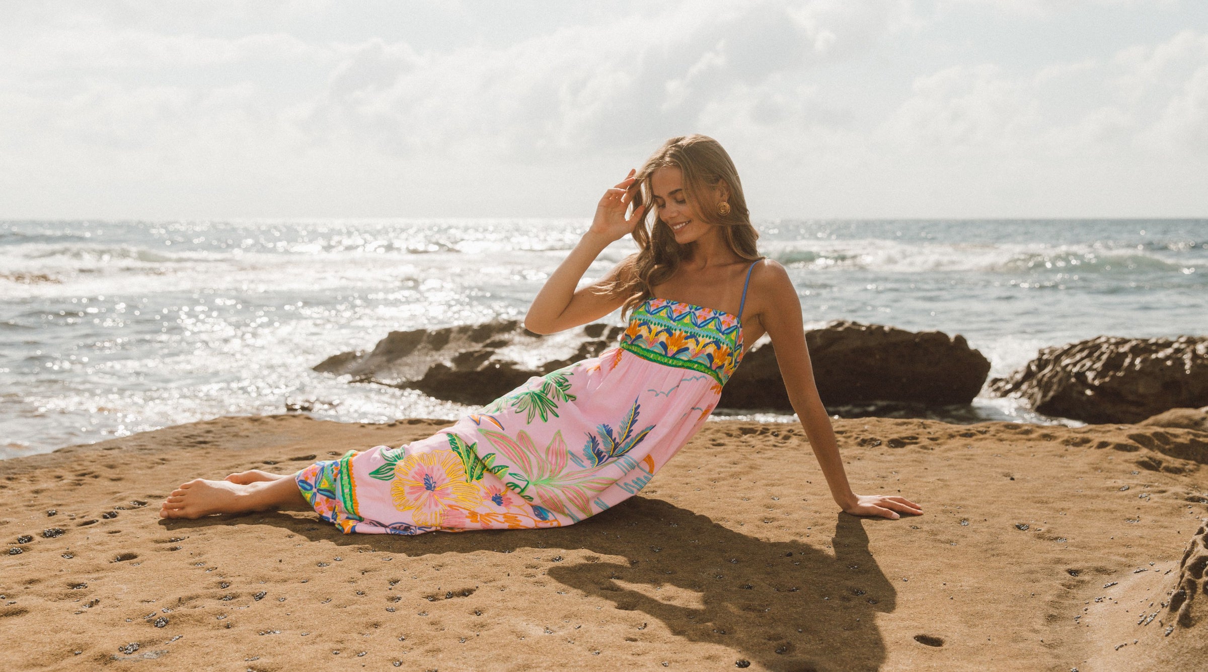 PAPER HEART / TOUCAN MAXI DRESS / PHE14072