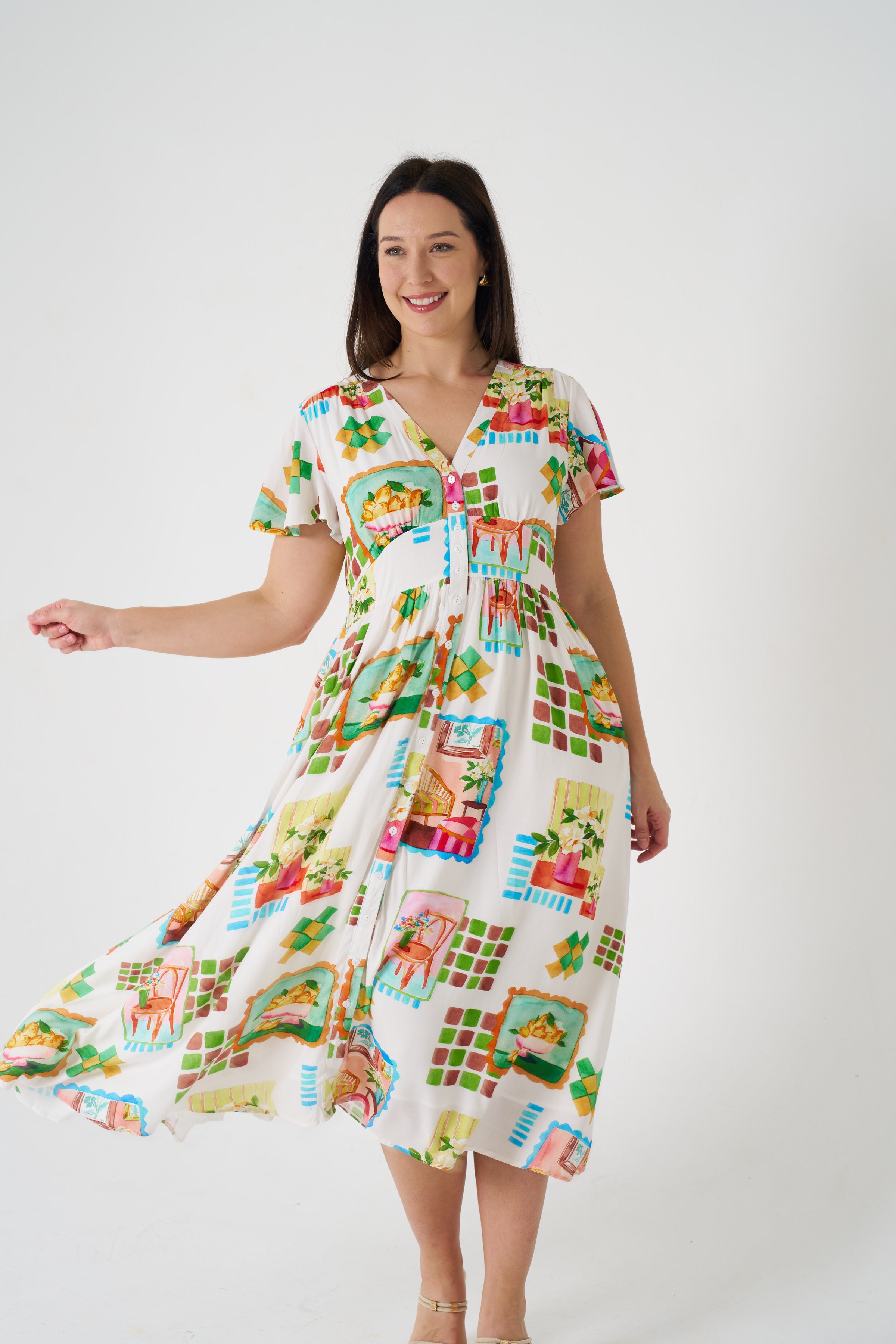 FREJA MIDI DRESS