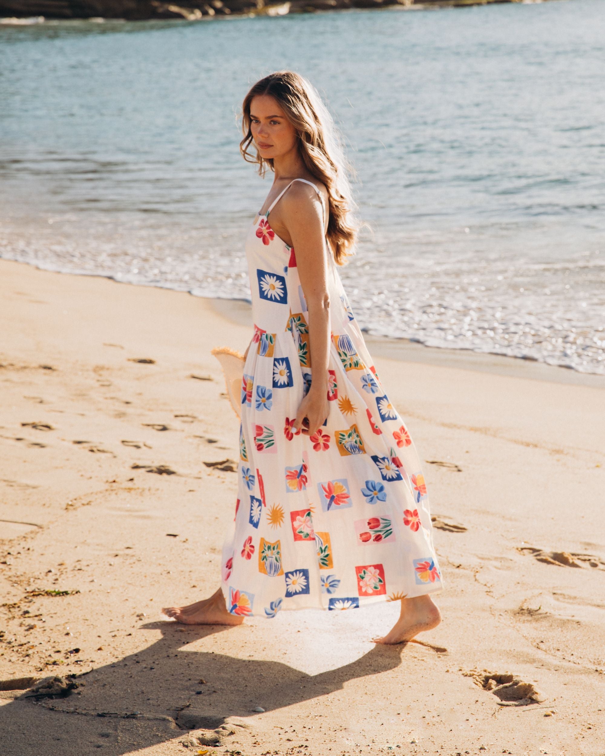 LINEN LUX / BELLE MAXI DRESS / VVNE11301