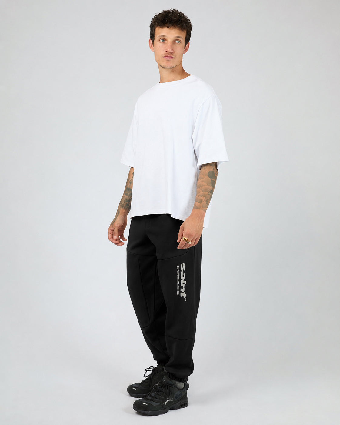 SAINT GOLAITH / VAPOR SWEAT PANT / 4375026.BLK
