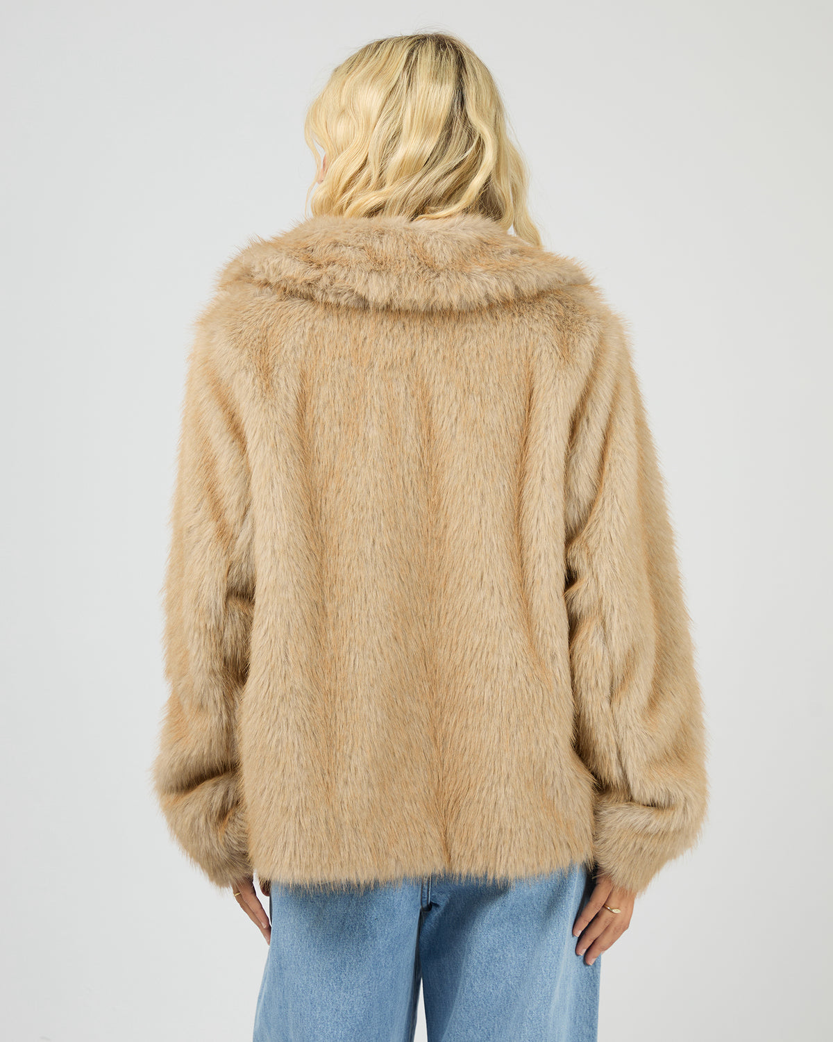 ALL ABOUT EVE / SABLE FAUX FUR JACKET / 6476292