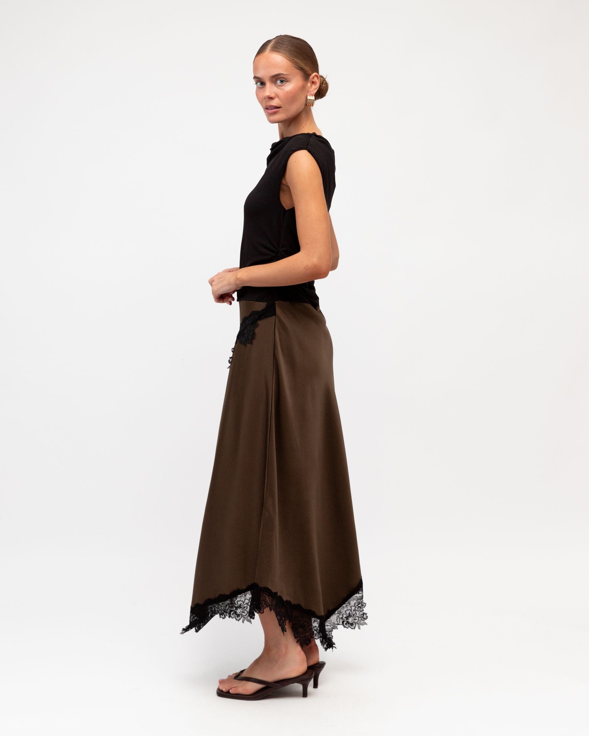 WHITE CLOSET / PATRICIA MIDI DRESS / TF11859