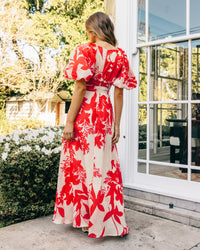 FLORAL FLAUNT MAXI DRESS