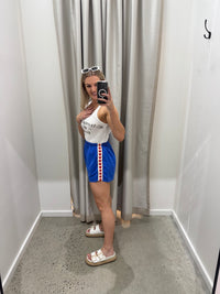BY FRANKIE/ HEART SHORTS / BLUE / 43-1