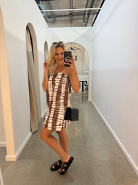 BY FRANKIE / CHOC TIE DYE DRESS / 1058-95