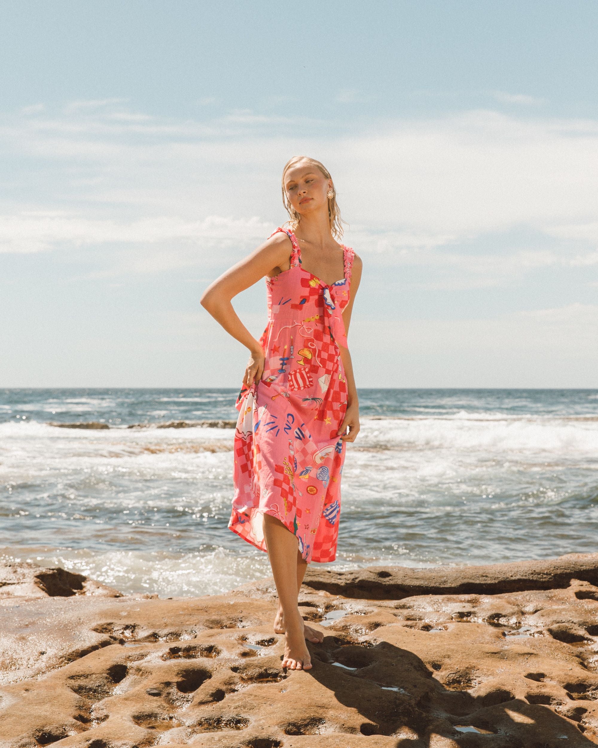 PAPER HEART / AMORE MIDI DRESS / PHE12855