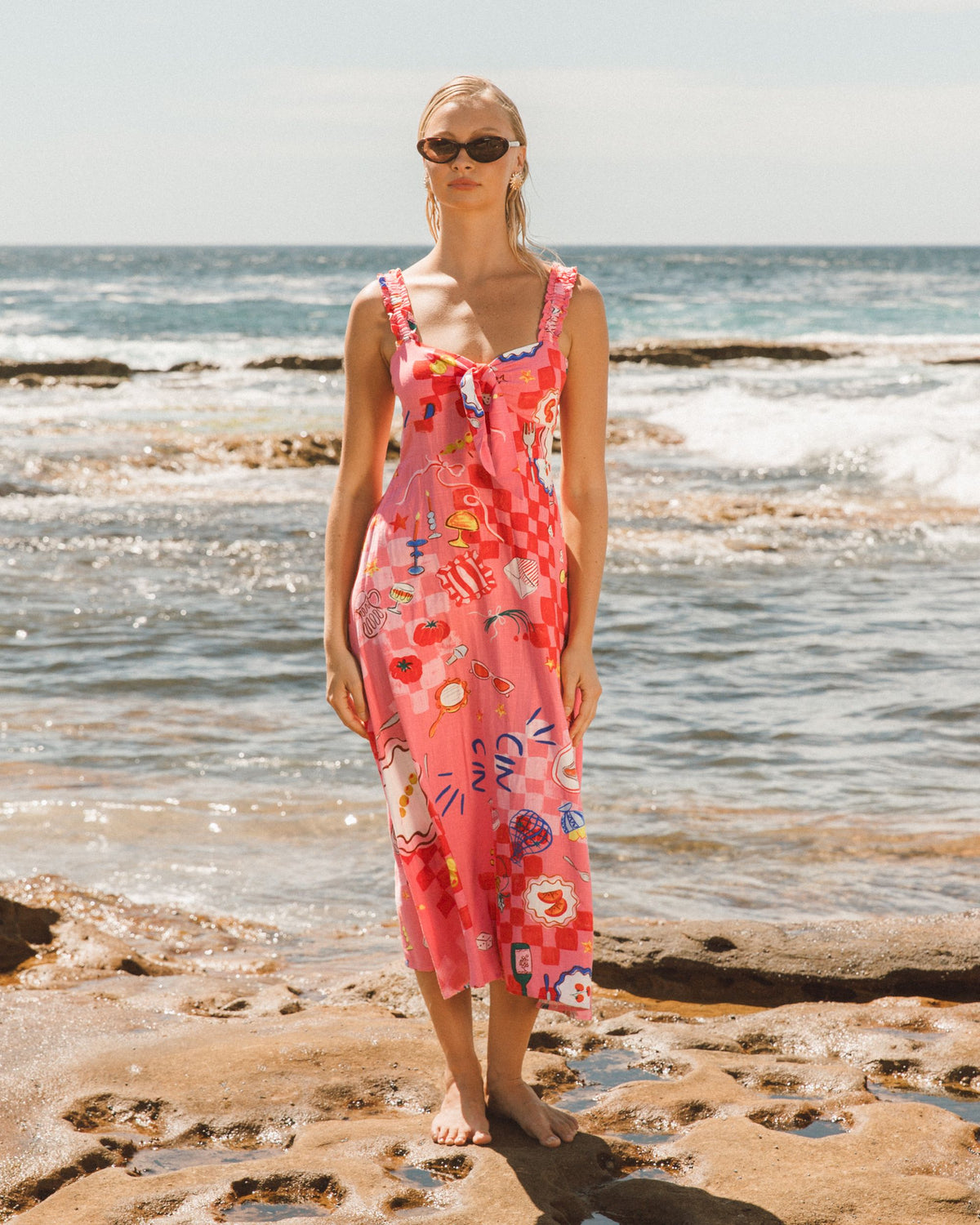 PAPER HEART / AMORE MIDI DRESS / PHE12855