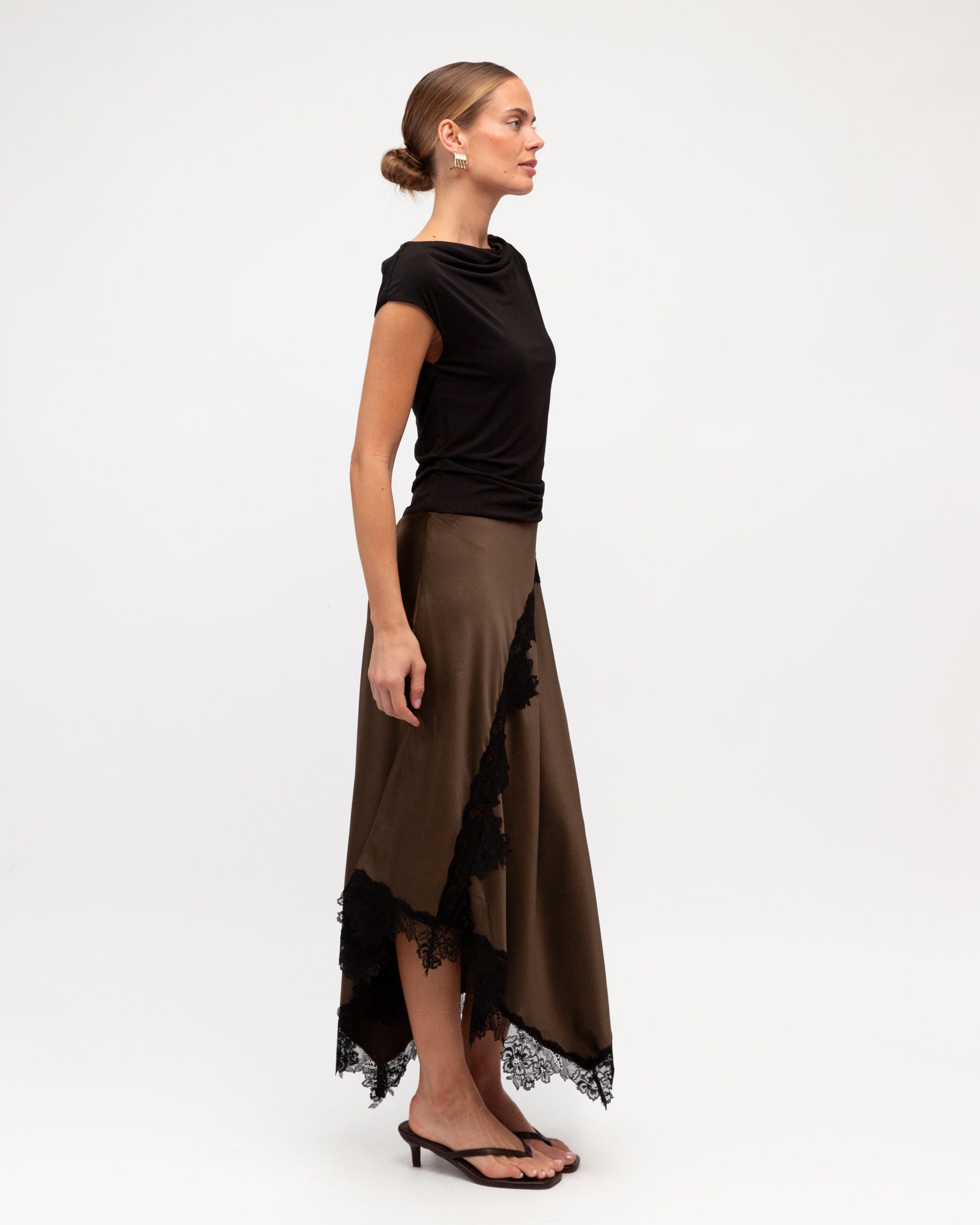 WHITE CLOSET / PATRICIA MIDI DRESS / TF11859