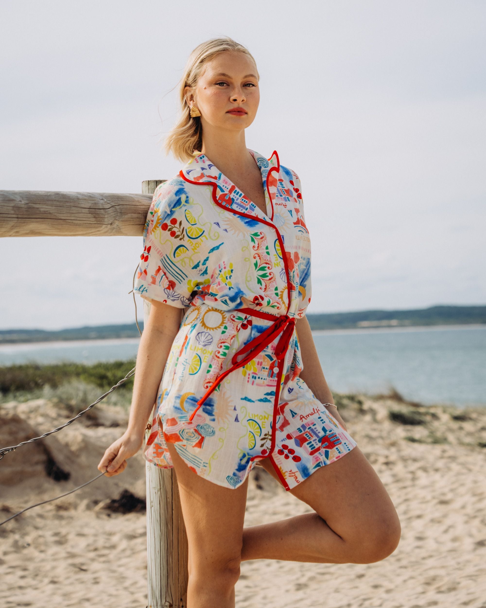 PAPER HEART / ITALIAN SUMMER SHIRT DRESS / PHE12250
