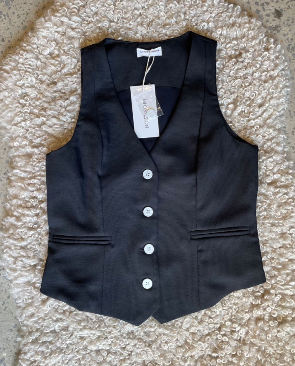 MI OBSESSION / KADE VEST / BLACK / VH23034