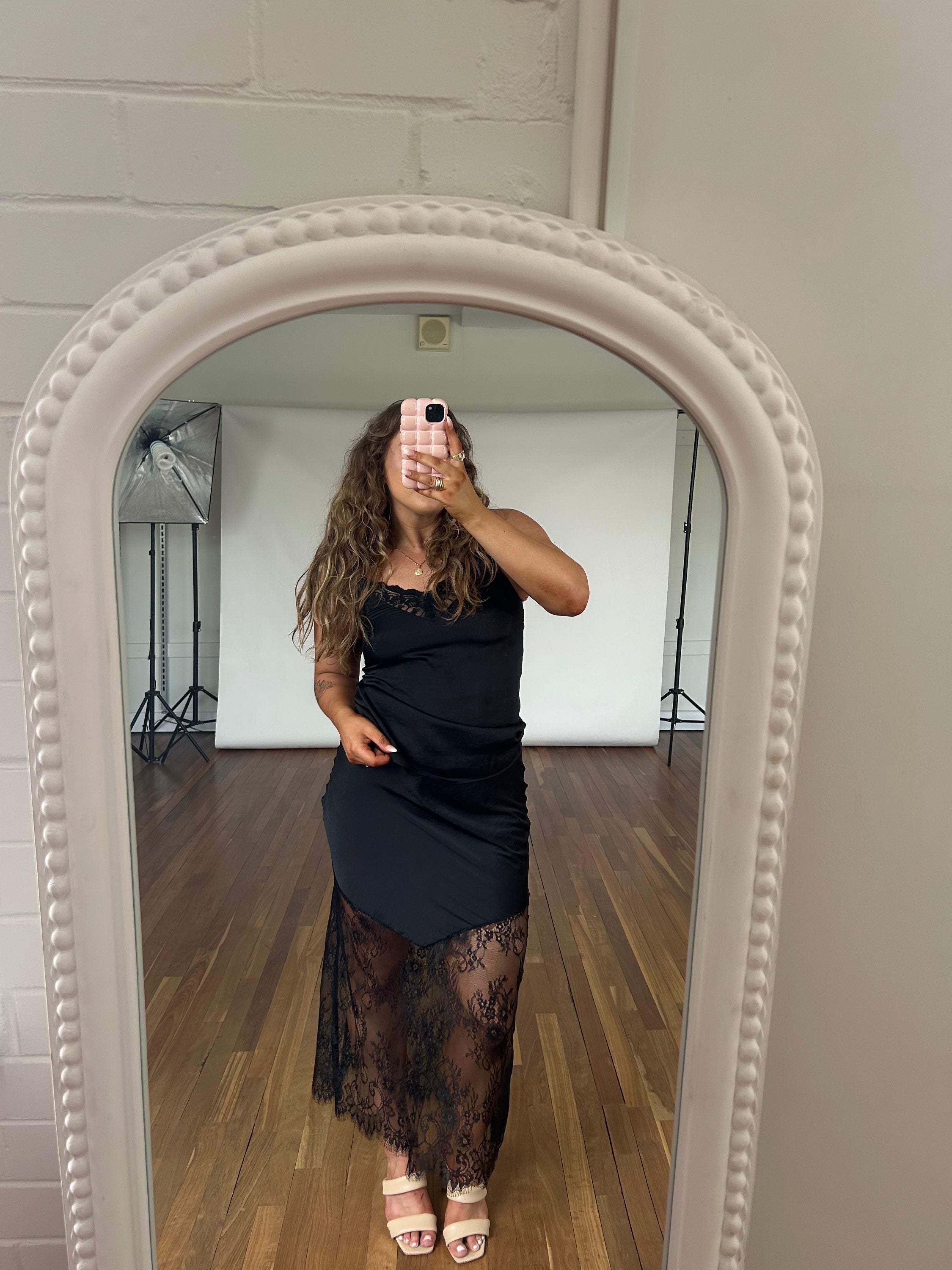 PAPER HEART / LIBERTY LACE TOP / BLACK