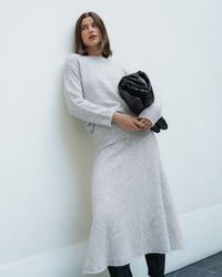 WHITE CLOSET / ROLLED EDGE SKIRT  / TF10759