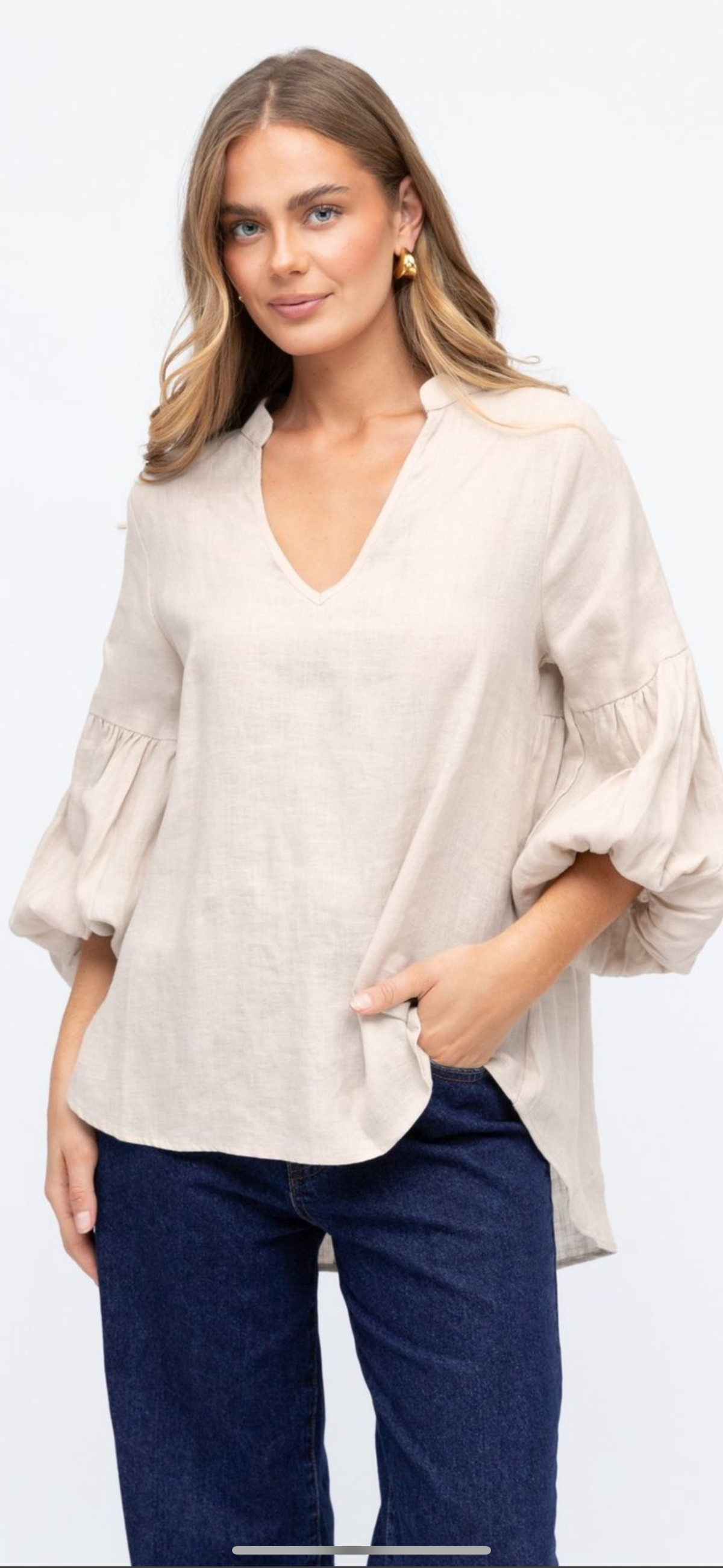 WHITE CLOSET / CASTAWAY TOP / OATMEAL / TFL924-T