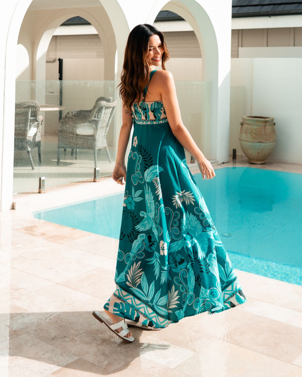 LABEL OF LOVE / TROPICA MAXI DRESS / LOLE70740