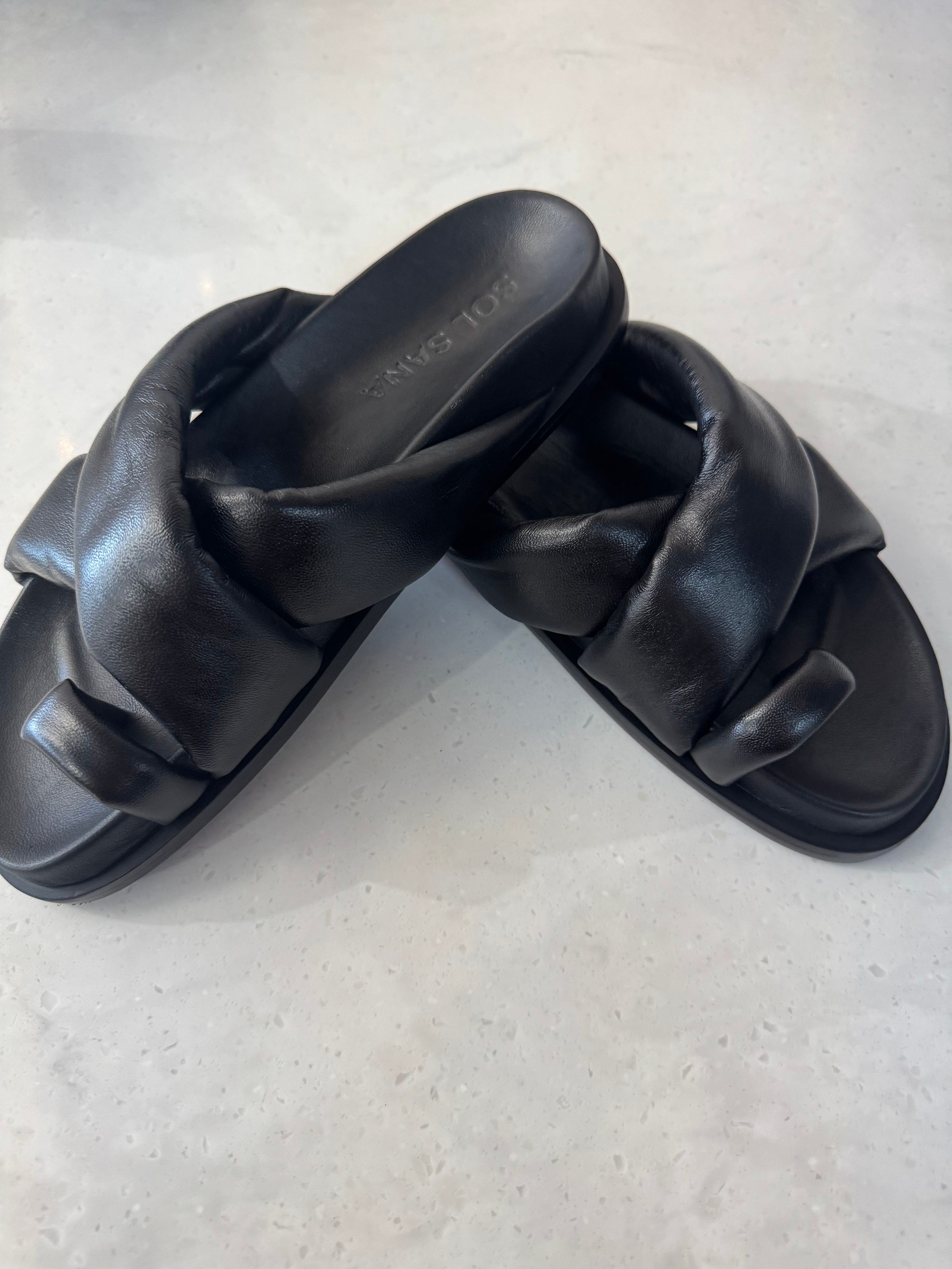 SOL SANA / ELBA FOOTBED / BLACK